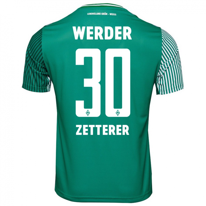 Mulher Camisola Michael Zetterer #30 Verde Principal 2023/24 Camisa Brasil