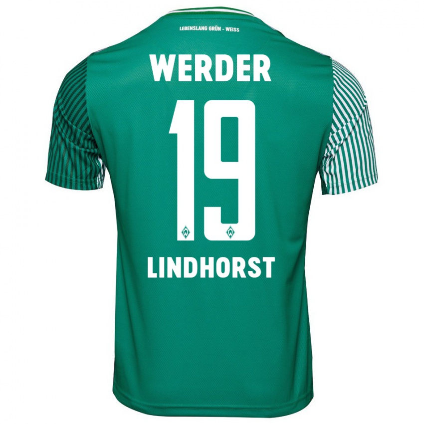 Mulher Camisola Jerrit Lindhorst #19 Verde Principal 2023/24 Camisa Brasil