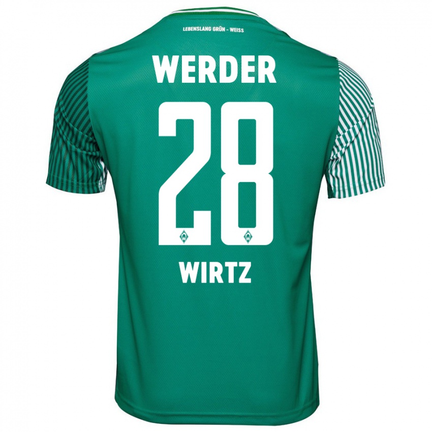 Mulher Camisola Juliane Wirtz #28 Verde Principal 2023/24 Camisa Brasil