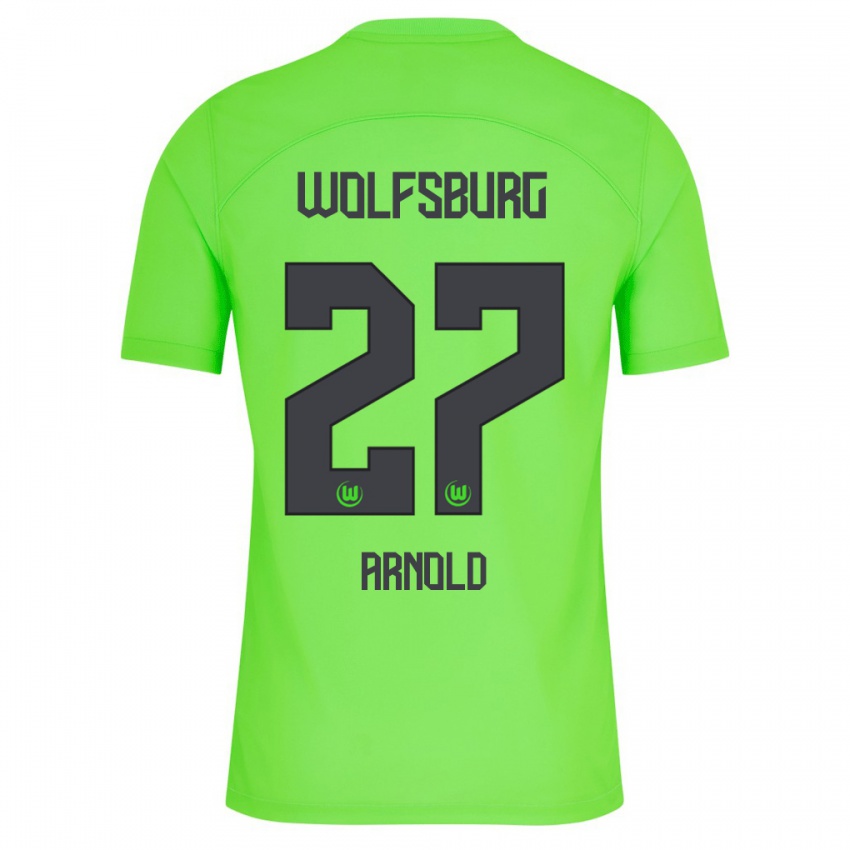 Mulher Camisola Maximilian Arnold #27 Verde Principal 2023/24 Camisa Brasil