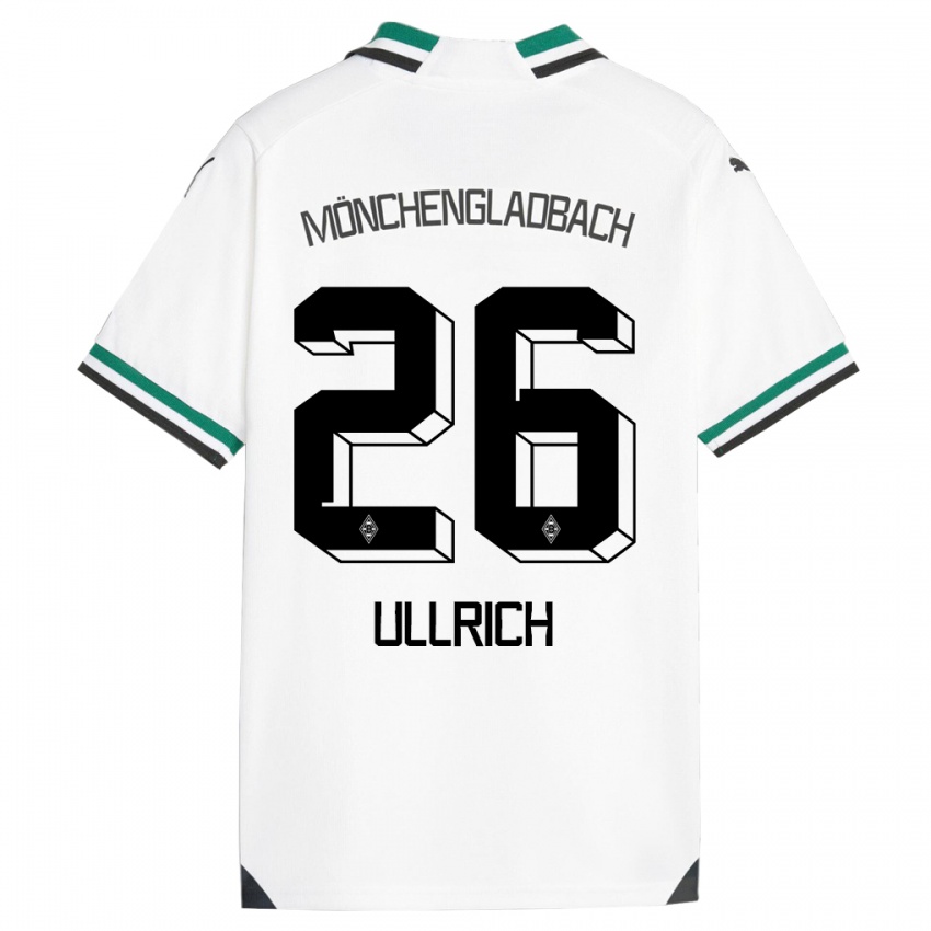 Mulher Camisola Lukas Ullrich #26 Branco Verde Principal 2023/24 Camisa Brasil