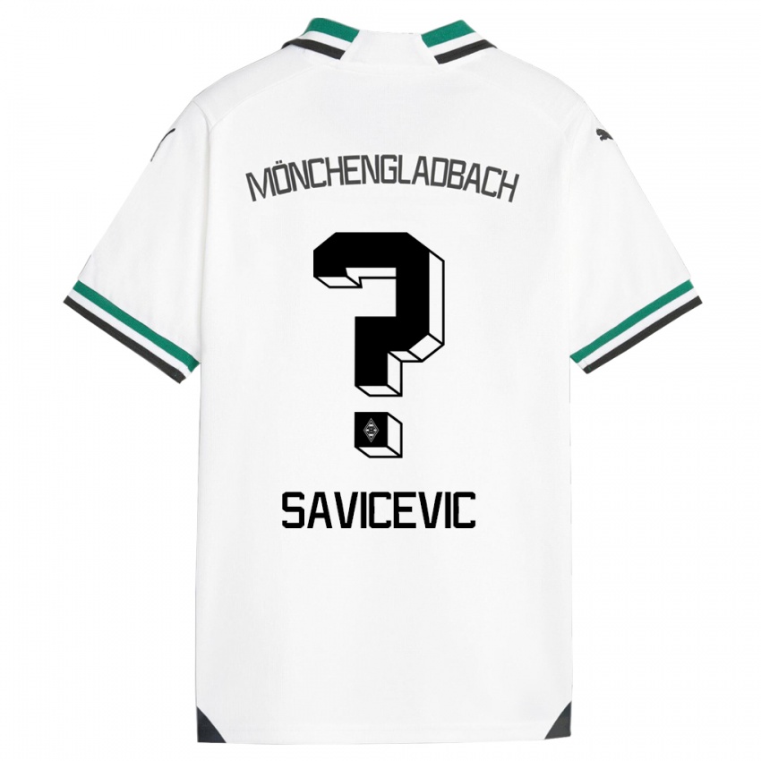 Mulher Camisola Stefan Savicevic #0 Branco Verde Principal 2023/24 Camisa Brasil