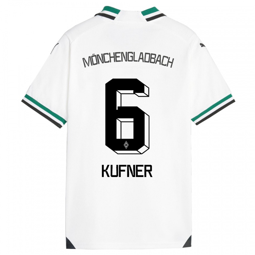 Mulher Camisola Anne-Catherine Kufner #6 Branco Verde Principal 2023/24 Camisa Brasil