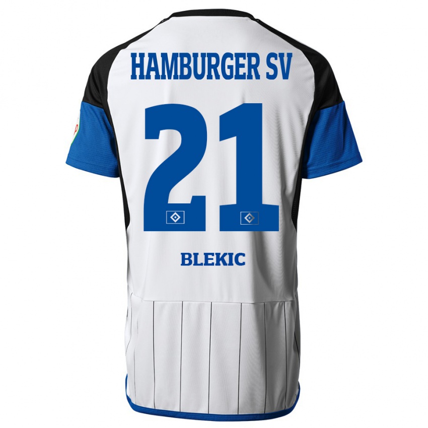 Mulher Camisola Romeo Blekic #21 Branco Principal 2023/24 Camisa Brasil