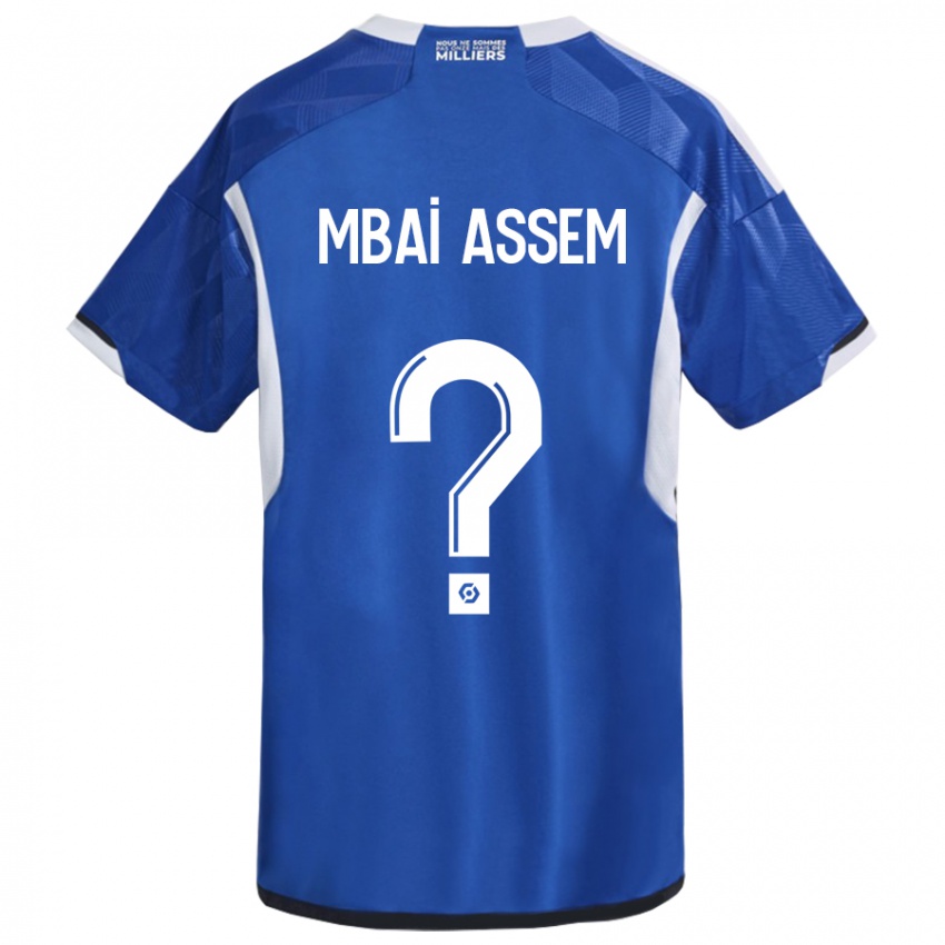 Mulher Camisola Chris Mbaï-Assem #0 Azul Principal 2023/24 Camisa Brasil