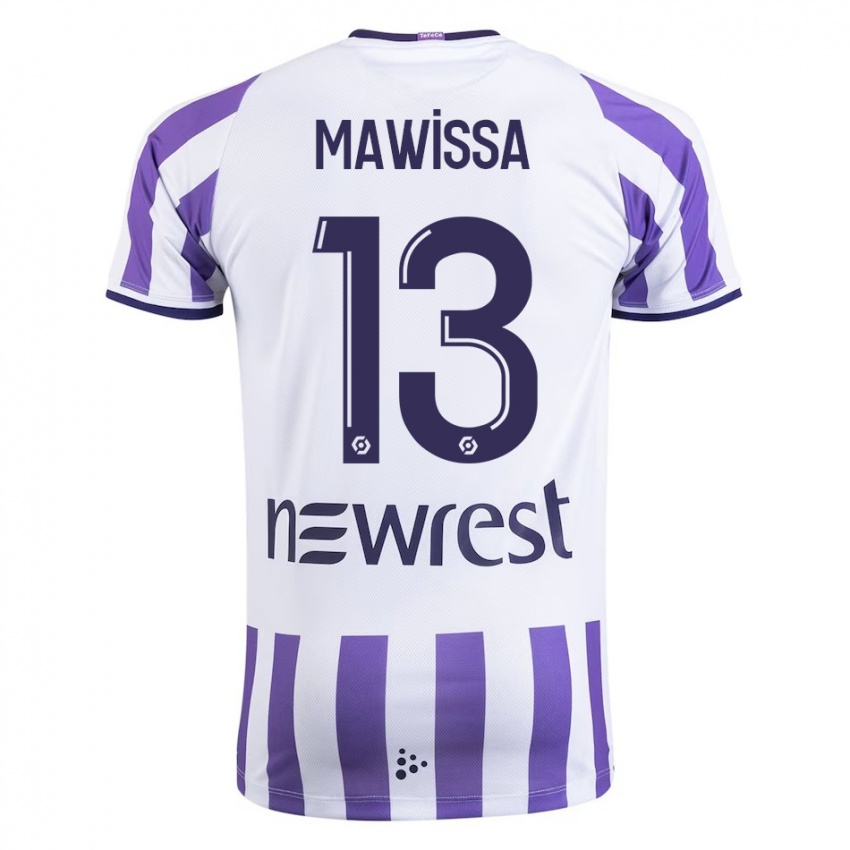 Mulher Camisola Christian Mawissa Elebi #13 Branco Principal 2023/24 Camisa Brasil