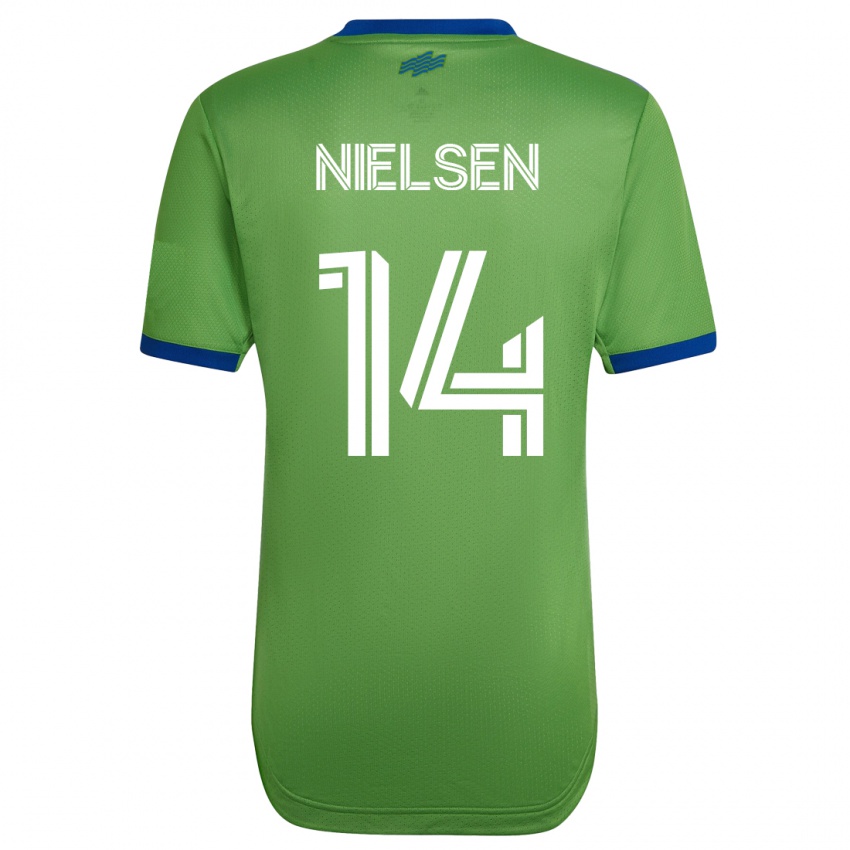 Mulher Camisola Taylor Nielsen #14 Verde Principal 2023/24 Camisa Brasil