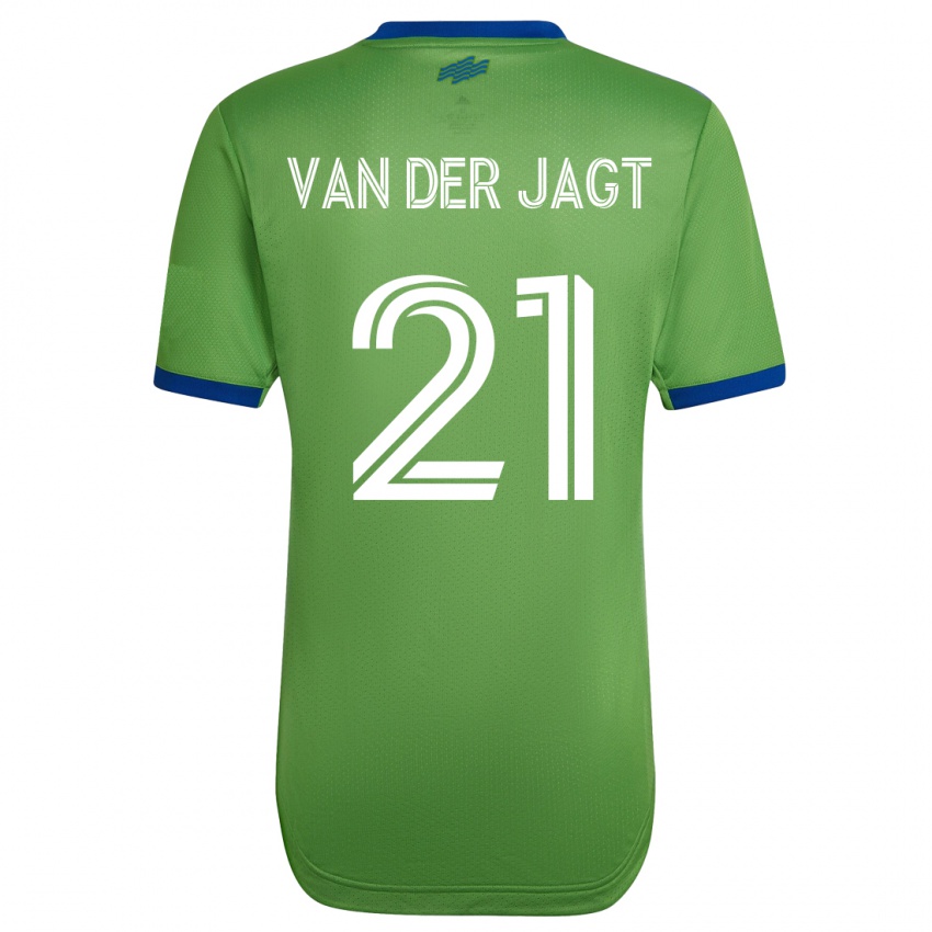 Mulher Camisola Olivia Van Der Jagt #21 Verde Principal 2023/24 Camisa Brasil