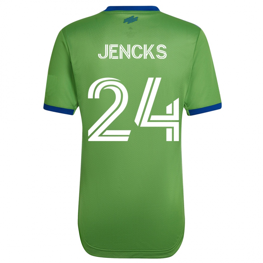 Mulher Camisola India Jencks #24 Verde Principal 2023/24 Camisa Brasil