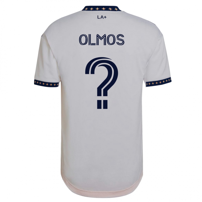 Mulher Camisola Justin Olmos #0 Branco Principal 2023/24 Camisa Brasil