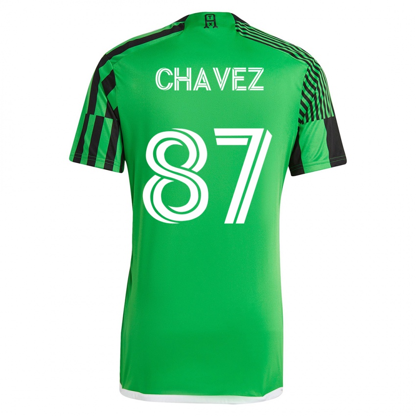 Mulher Camisola Alfonso Ocampo-Chávez #87 Verde Preto Principal 2023/24 Camisa Brasil