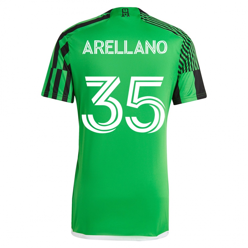 Mulher Camisola Bryan Arellano #35 Verde Preto Principal 2023/24 Camisa Brasil