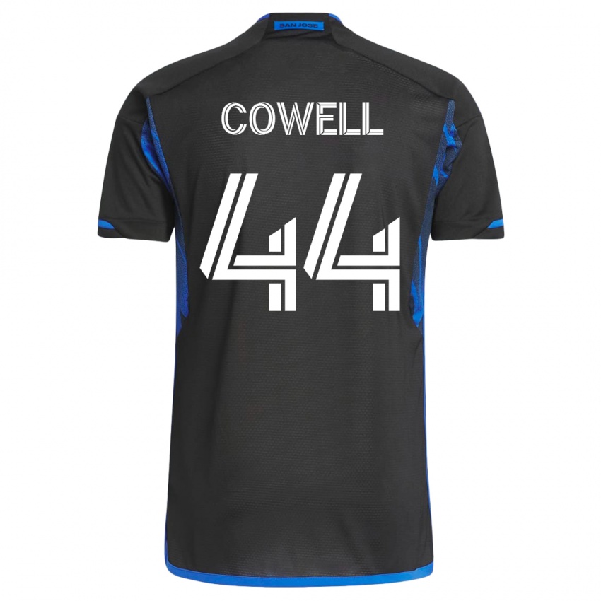 Mulher Camisola Cade Cowell #44 Azul Preto Principal 2023/24 Camisa Brasil