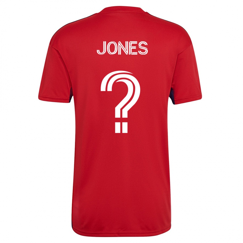 Mulher Camisola Jordan Jones #0 Vermelho Principal 2023/24 Camisa Brasil