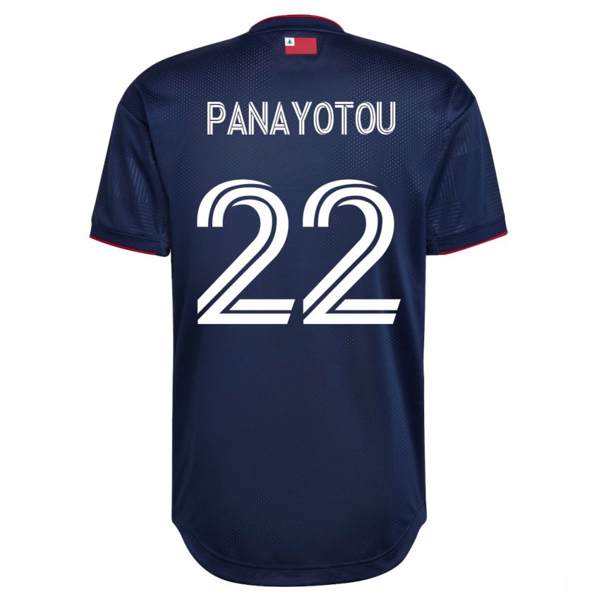 Mulher Camisola Jack Panayotou #22 Marinha Principal 2023/24 Camisa Brasil