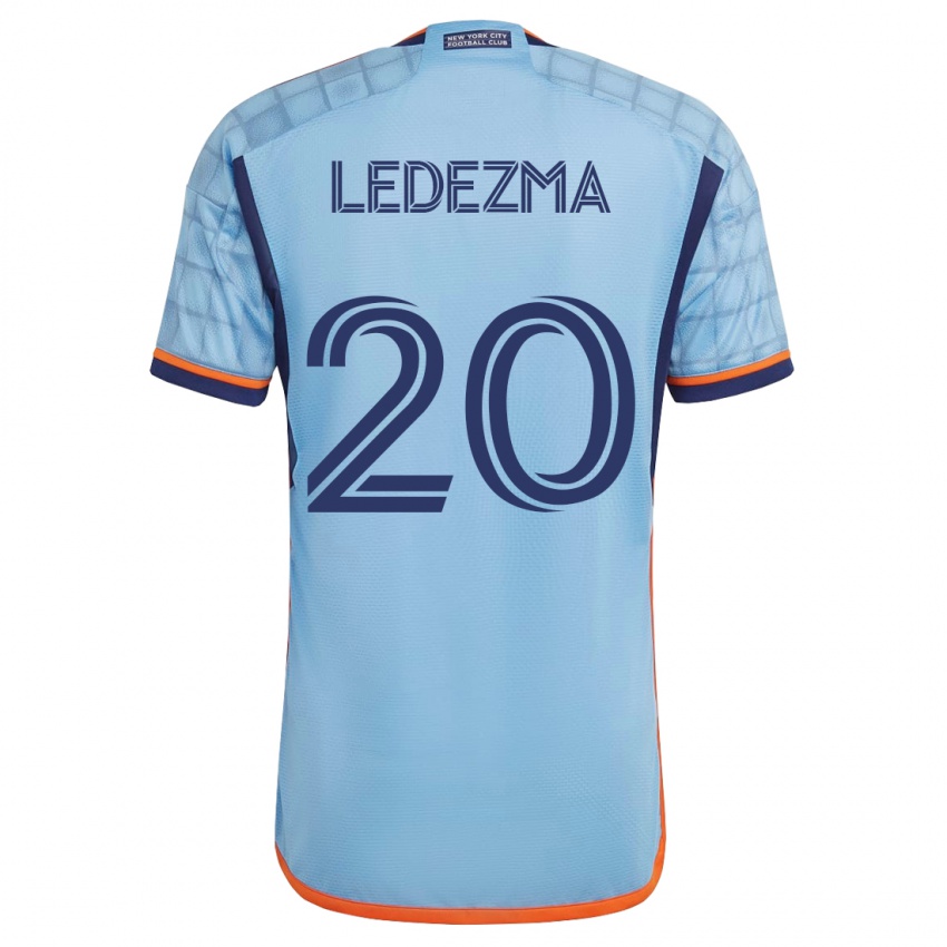 Mulher Camisola Richard Ledezma #20 Azul Principal 2023/24 Camisa Brasil