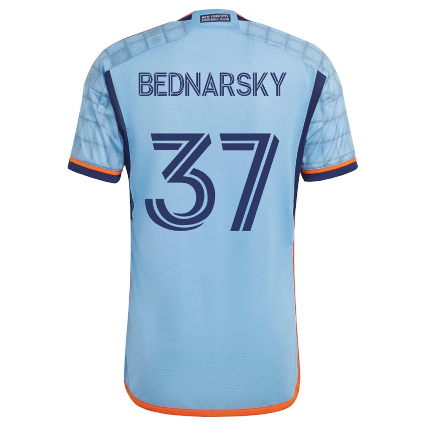 Mulher Camisola Stevo Bednarsky #37 Azul Principal 2023/24 Camisa Brasil
