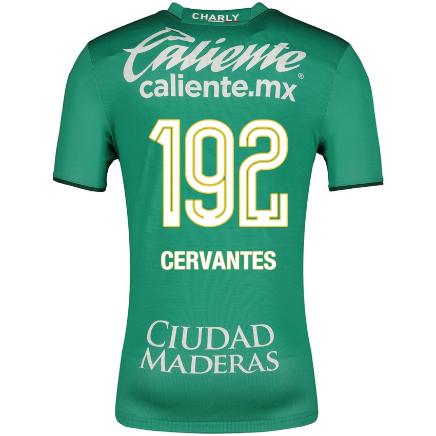 Mulher Camisola Luis Cervantes #192 Verde Principal 2023/24 Camisa Brasil