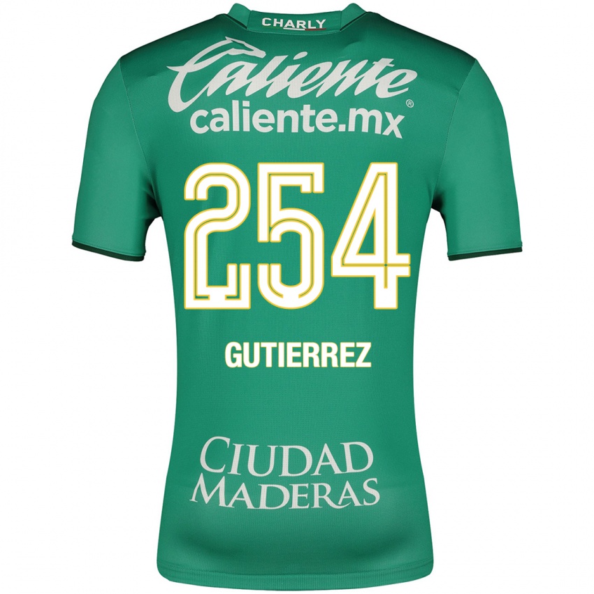 Mulher Camisola Alan Gutiérrez #254 Verde Principal 2023/24 Camisa Brasil