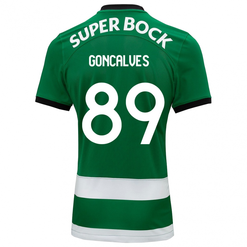 Mulher Camisola Andre Goncalves #89 Verde Principal 2023/24 Camisa Brasil