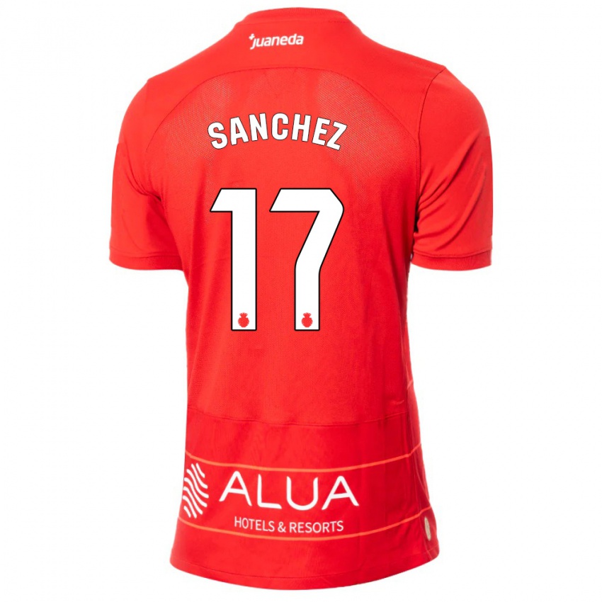 Mulher Camisola Avelino Sánchez #17 Vermelho Principal 2023/24 Camisa Brasil