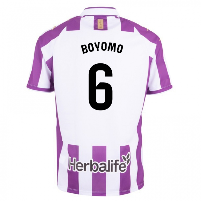 Mulher Camisola Enzo Boyomo #6 Roxo Principal 2023/24 Camisa Brasil