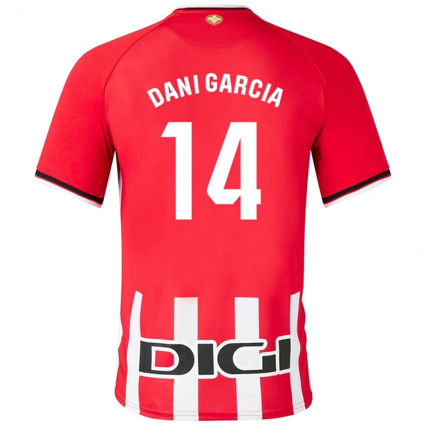 Mulher Camisola Dani Garcia #14 Vermelho Principal 2023/24 Camisa Brasil