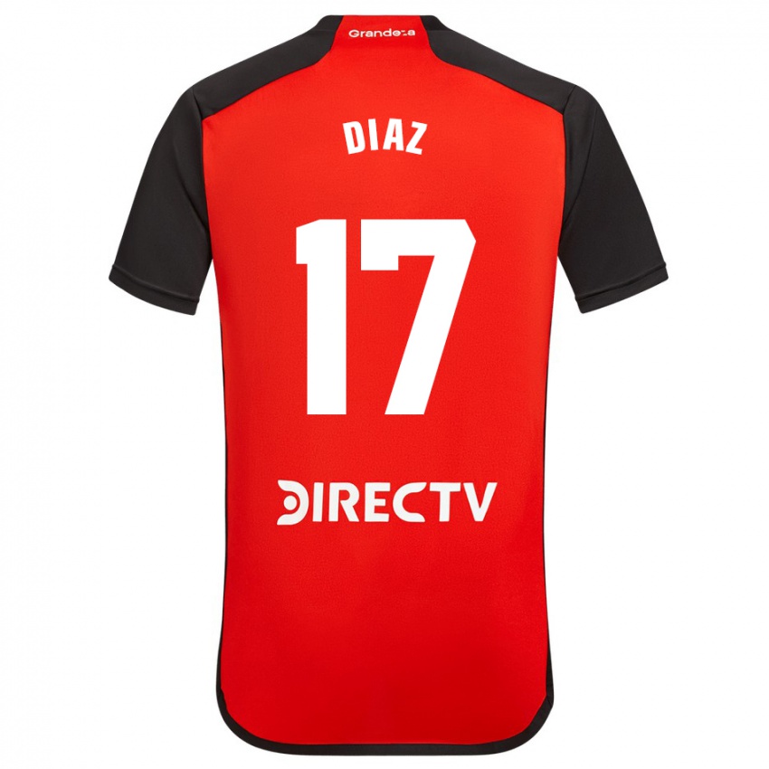 Mulher Camisola Paulo Diaz #17 Vermelho Alternativa 2023/24 Camisa Brasil