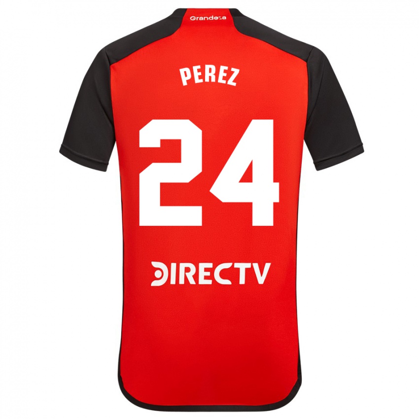 Mulher Camisola Enzo Perez #24 Vermelho Alternativa 2023/24 Camisa Brasil