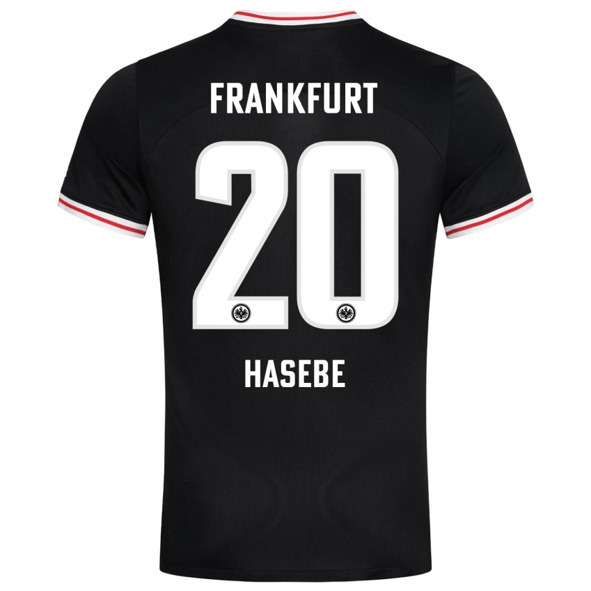 Mulher Camisola Makoto Hasebe #20 Preto Alternativa 2023/24 Camisa Brasil