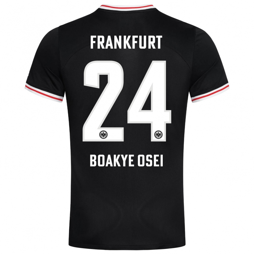 Mulher Camisola Derek Boakye-Osei #24 Preto Alternativa 2023/24 Camisa Brasil