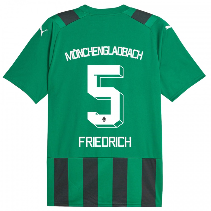 Mulher Camisola Marvin Friedrich #5 Preto Verde Alternativa 2023/24 Camisa Brasil