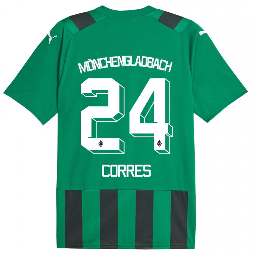 Mulher Camisola Carolin Corres #24 Preto Verde Alternativa 2023/24 Camisa Brasil