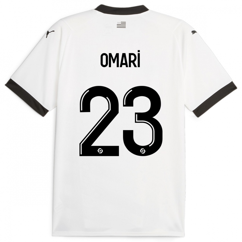Mulher Camisola Warmed Omari #23 Branco Alternativa 2023/24 Camisa Brasil