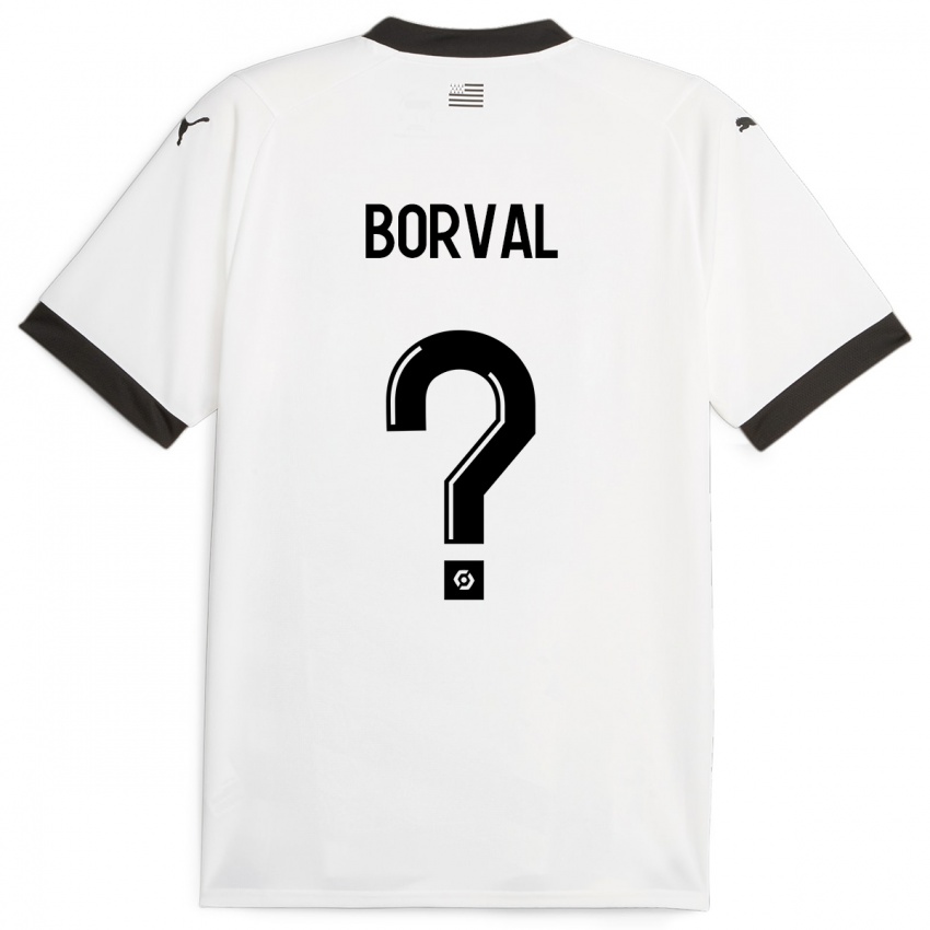 Mulher Camisola Cyril Borval #0 Branco Alternativa 2023/24 Camisa Brasil