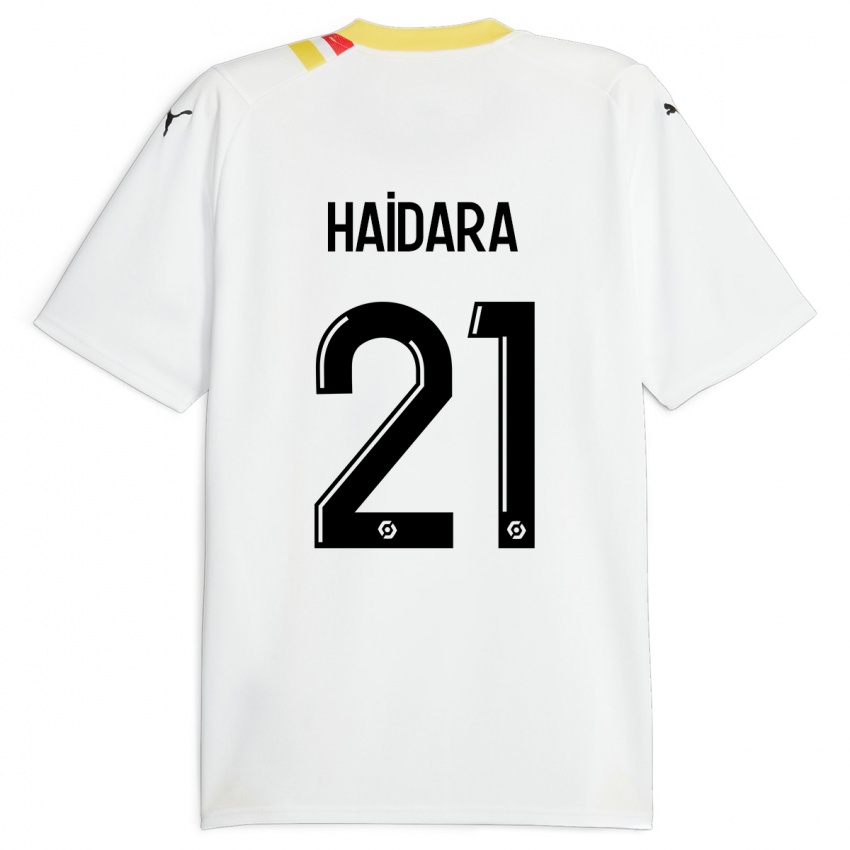 Mulher Camisola Massadio Haidara #21 Preto Alternativa 2023/24 Camisa Brasil