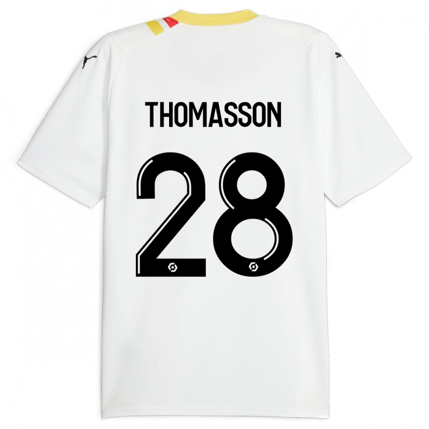 Mulher Camisola Adrien Thomasson #28 Preto Alternativa 2023/24 Camisa Brasil