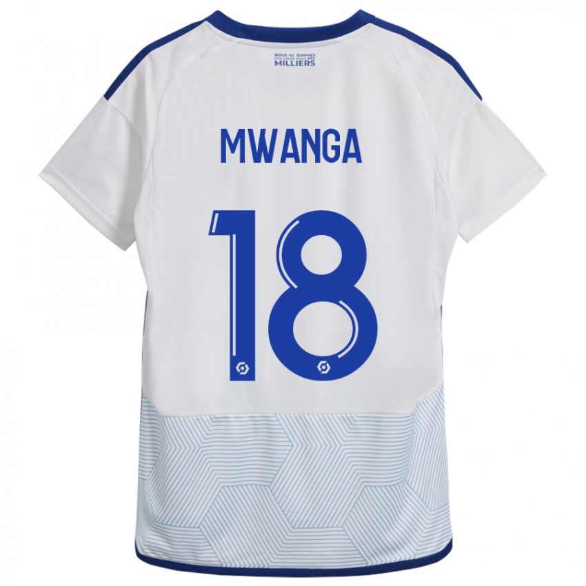 Mulher Camisola Junior Mwanga #18 Branco Alternativa 2023/24 Camisa Brasil