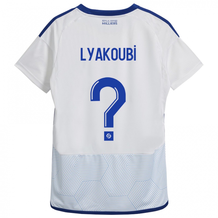 Mulher Camisola Oussama Lyakoubi #0 Branco Alternativa 2023/24 Camisa Brasil