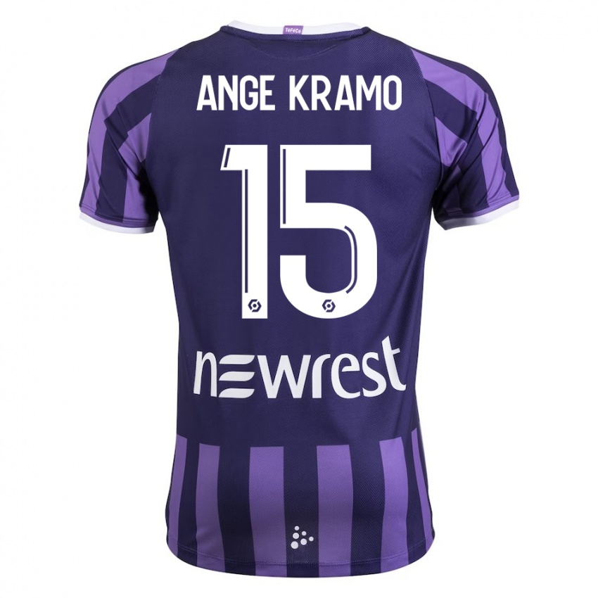 Mulher Camisola Marie Ange Kramo #15 Roxo Alternativa 2023/24 Camisa Brasil