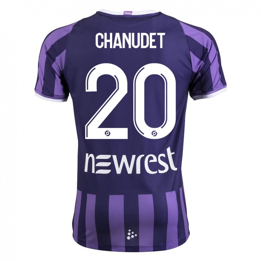 Mulher Camisola Coralie Chanudet #20 Roxo Alternativa 2023/24 Camisa Brasil