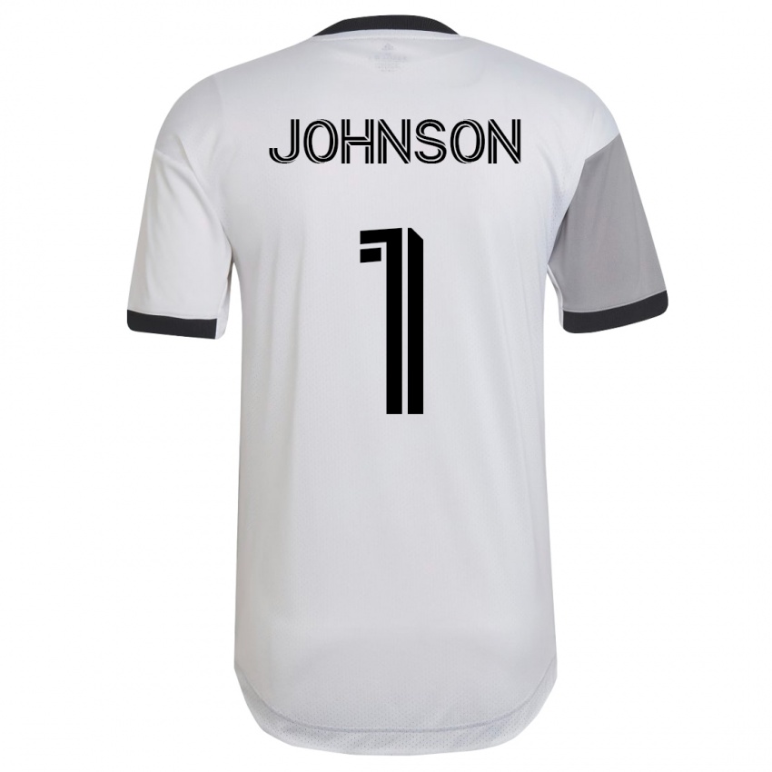 Mulher Camisola Sean Johnson #1 Branco Alternativa 2023/24 Camisa Brasil