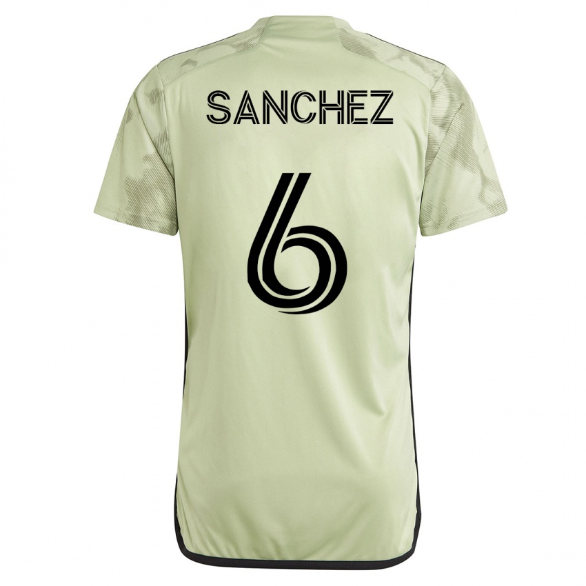 Mulher Camisola Ilie Sánchez #6 Verde Alternativa 2023/24 Camisa Brasil