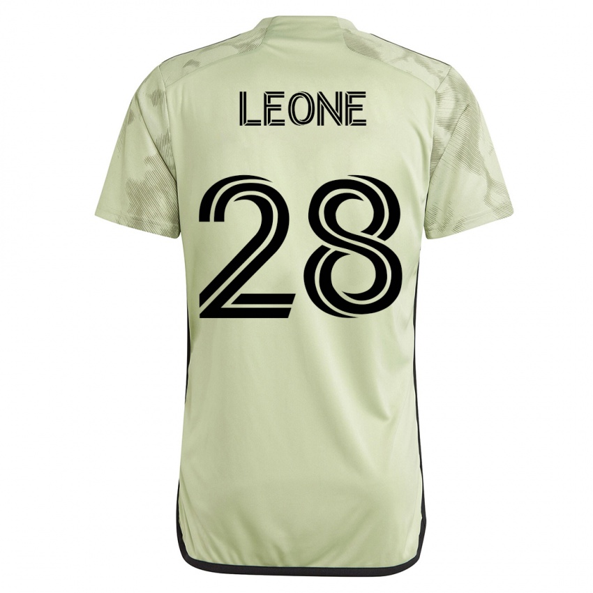 Mulher Camisola Tony Leone #28 Verde Alternativa 2023/24 Camisa Brasil