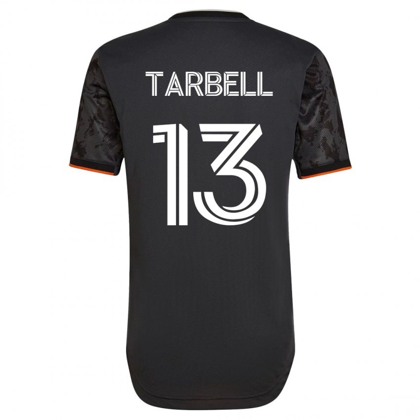Mulher Camisola Andrew Tarbell #13 Preto Alternativa 2023/24 Camisa Brasil
