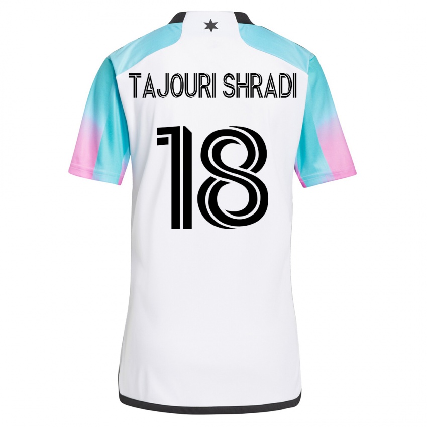 Mulher Camisola Ismael Tajouri-Shradi #18 Branco Alternativa 2023/24 Camisa Brasil