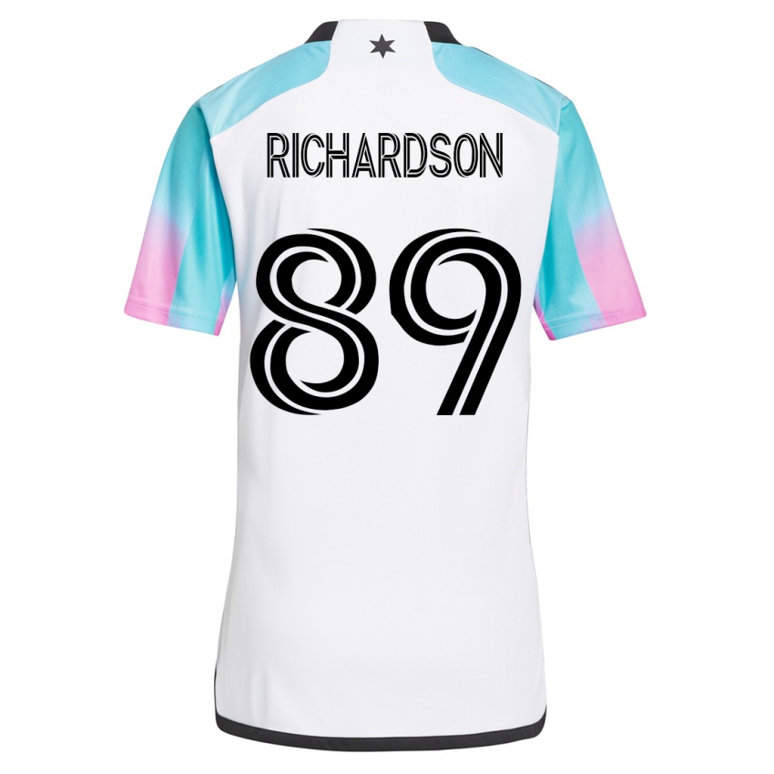 Mulher Camisola Nick Richardson #89 Branco Alternativa 2023/24 Camisa Brasil