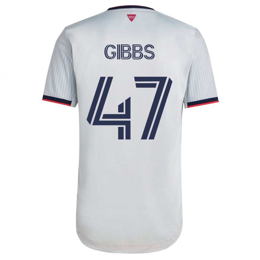 Mulher Camisola Ryley Gibbs #47 Branco Alternativa 2023/24 Camisa Brasil