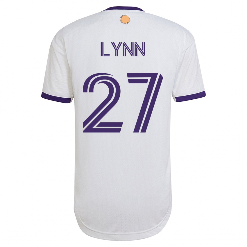 Mulher Camisola Jack Lynn #27 Branco Alternativa 2023/24 Camisa Brasil