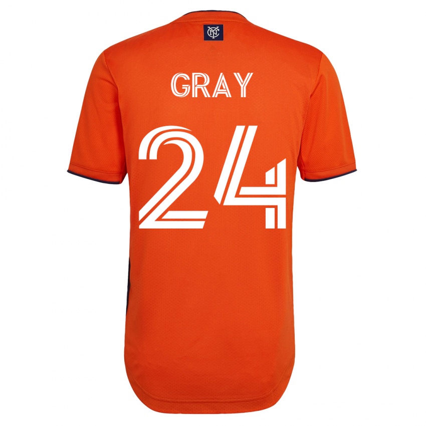 Mulher Camisola Tayvon Gray #24 Preto Alternativa 2023/24 Camisa Brasil